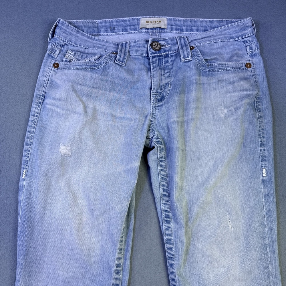 Big Star Jeans Womens Size 28R Blue New Hazel Fit Western Light Wash Denim - Picture 3 of 11